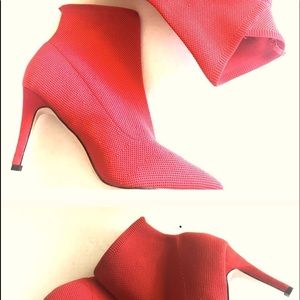 MIA Red Heel Booties Size 10